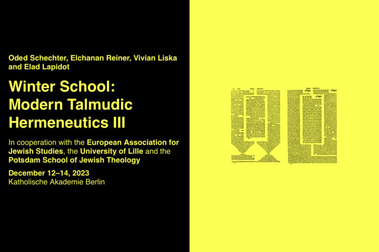 Diasporic Knowledge – Winter School: Modern Talmudic Hermeneutics III