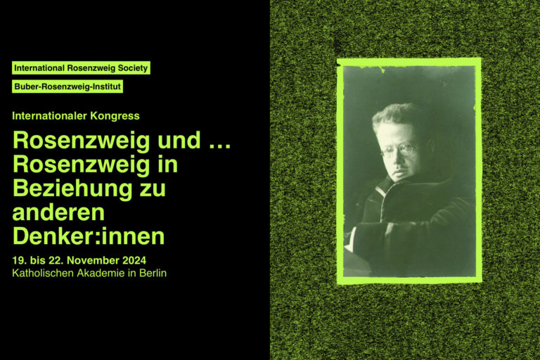 Rosenzweig und … Rosenzweig in Beziehung zu anderen Denker:innen