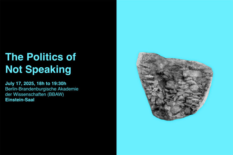 The Politics of Not Speaking