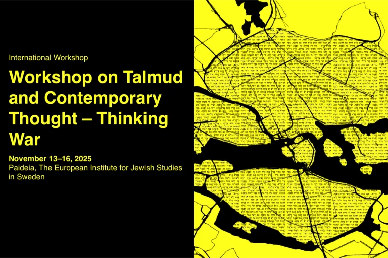 Workshop on Talmud and Contemporary Thought – Thinking War